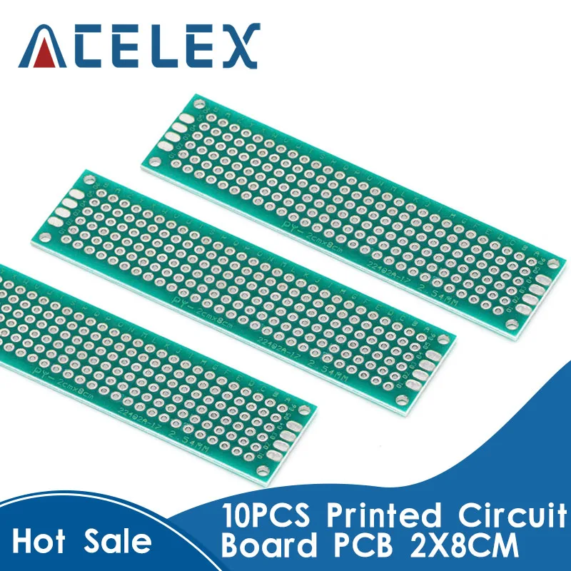 

2x8cm Double Side Prototype PCB diy Universal Printed Circuit Board