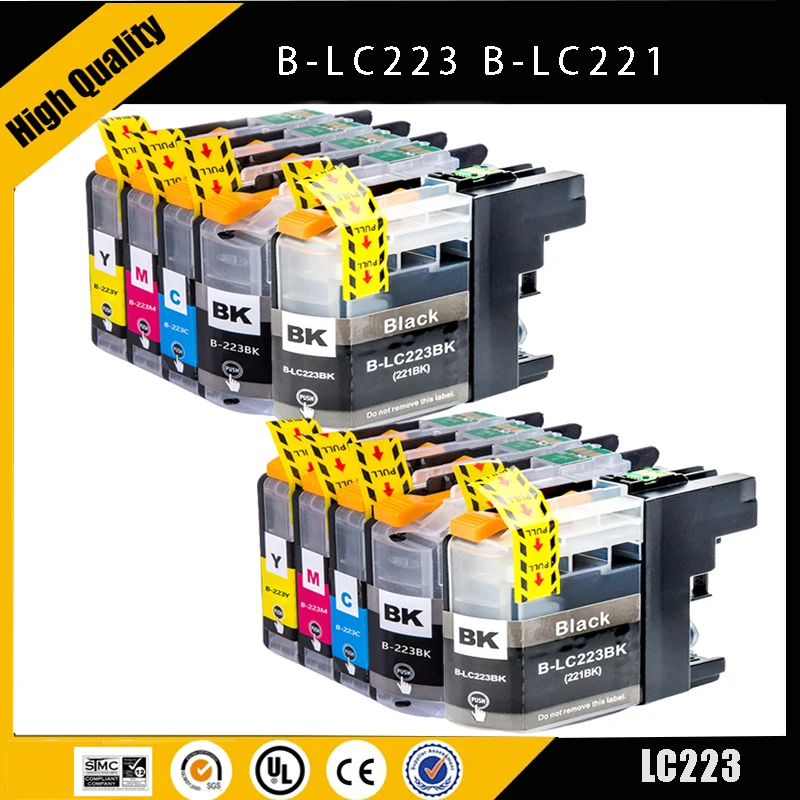 

Картриджи Einkshop LC223 LC221 LC 223 для принтера Brother, картридж с чернилами DCP-J562DW J4120DW, J680DW, J880DW, J5320DW