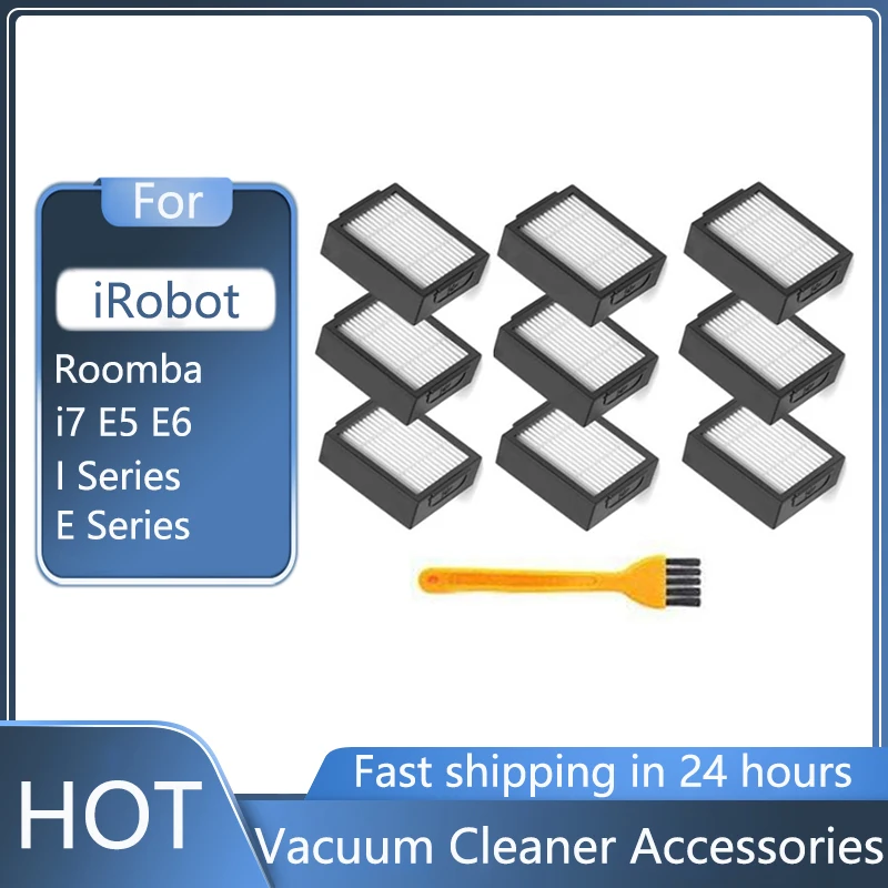 Фильтр 9cps для iRobot Roomba серии E аксессуары роботов-пылесосов i7 E5 E6 сменные фильтры -
