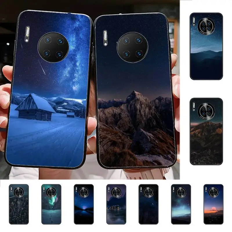 

Night view Phone Case for Huawei Mate 20 10 9 40 30 lite pro X Nova 2 3i 7se