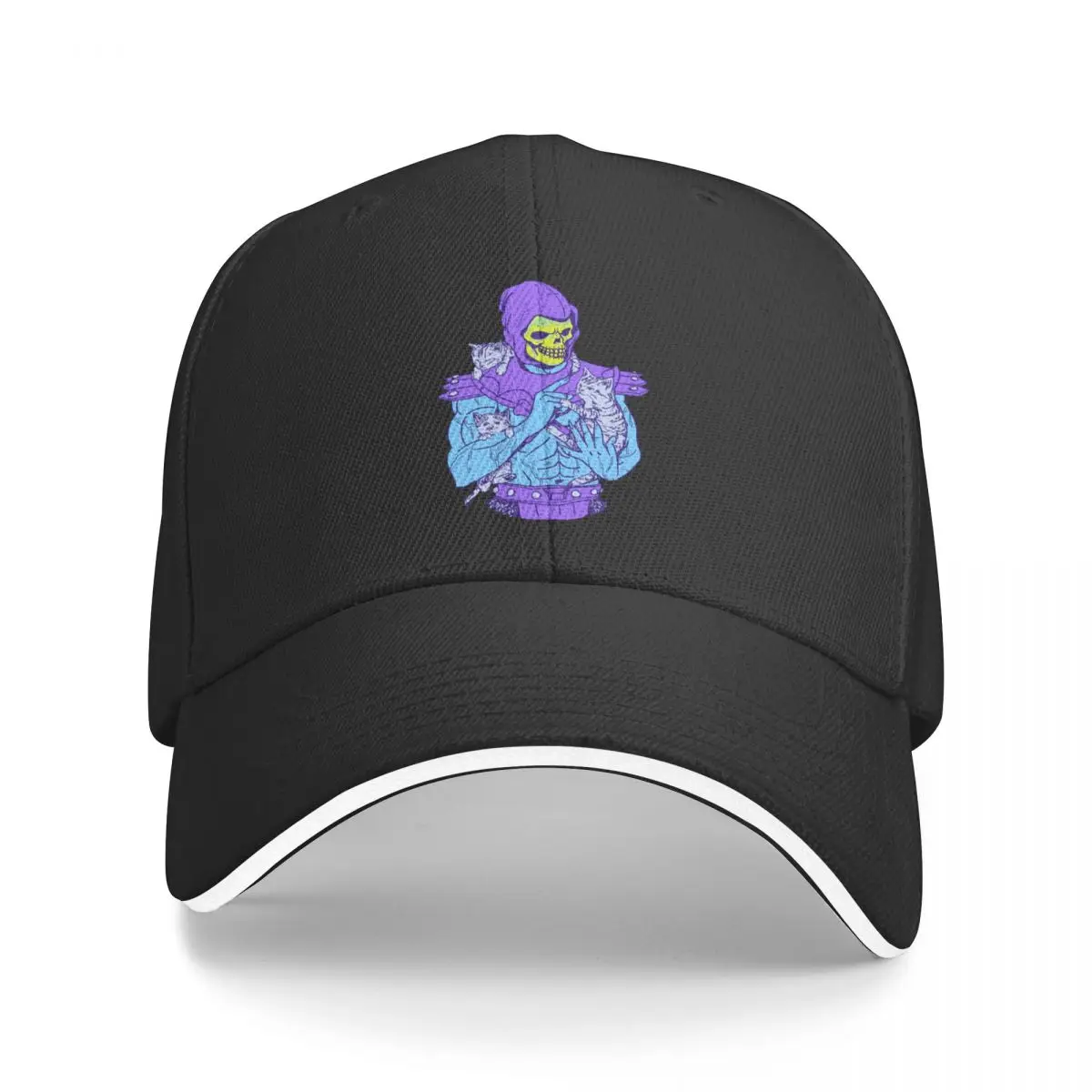

Skeletor Meowniverse He-Man and the Masters of the Universe Multicolor Hat Peaked Women's Cap Personalized Visor Cycling Hats