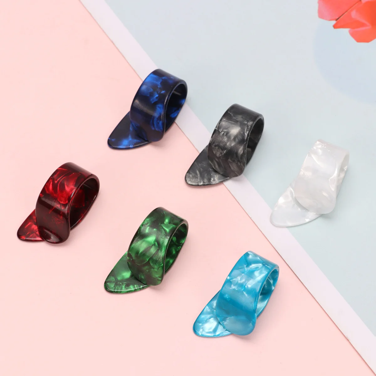 

Guitar Thumb Picks Pick Plectrum Celluloid Finger Nail Set Flat Thumbpicks Practice Banjo Thumbpick Acoustic