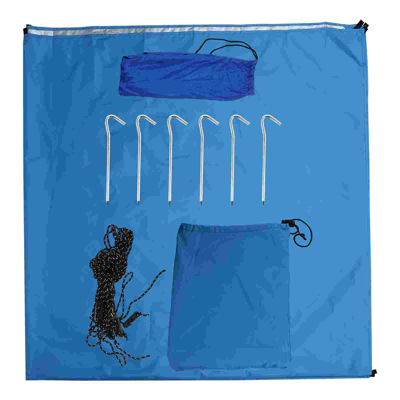 

Camping Tarp Rain Shelter Sun Tent Fly Hammock Polyester Canopy Picnic Mat Cover Hiking Shade Tarps Awning Beach
