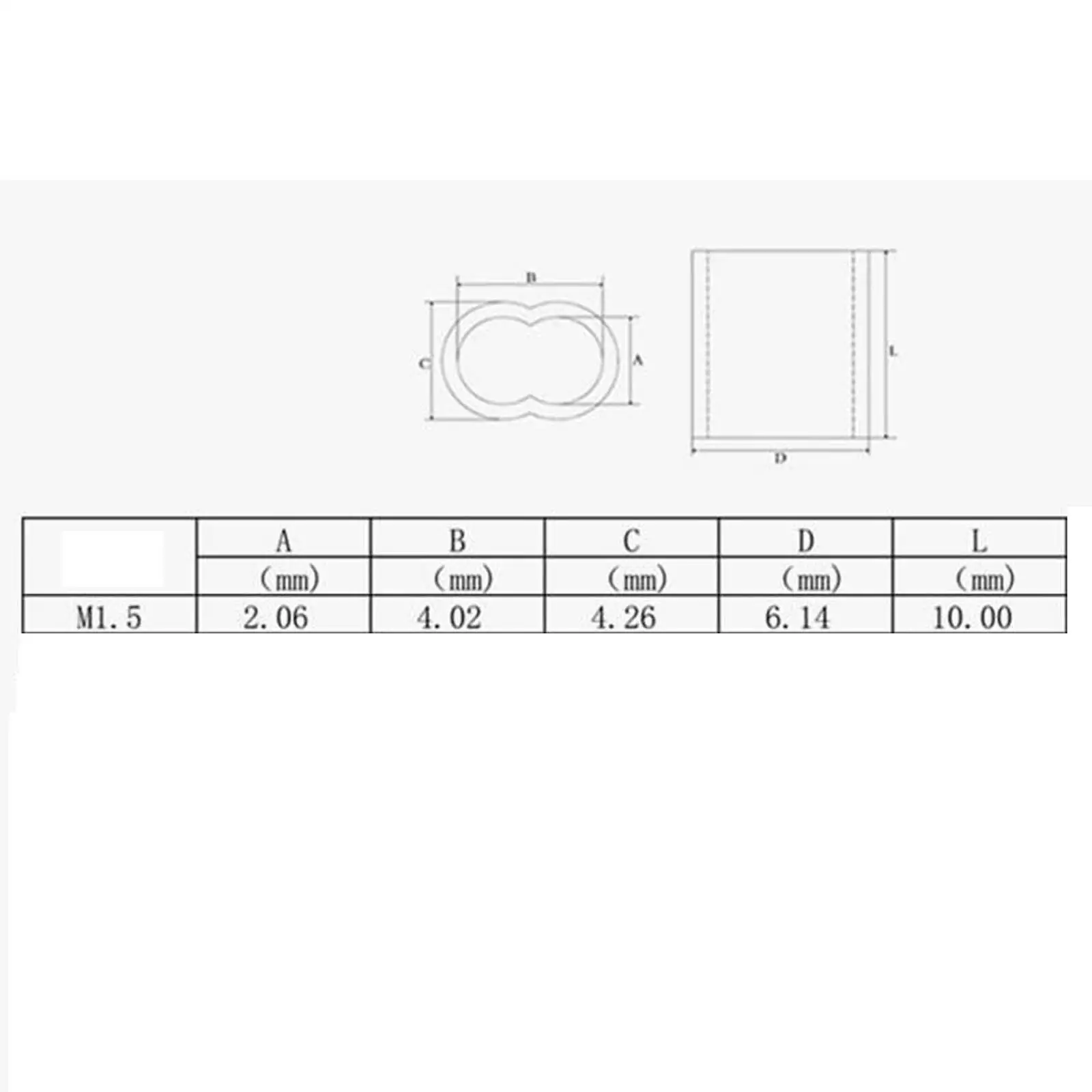 100 алюминиевых втулок для троса алюминиевая обжимная петля стального и кабеля