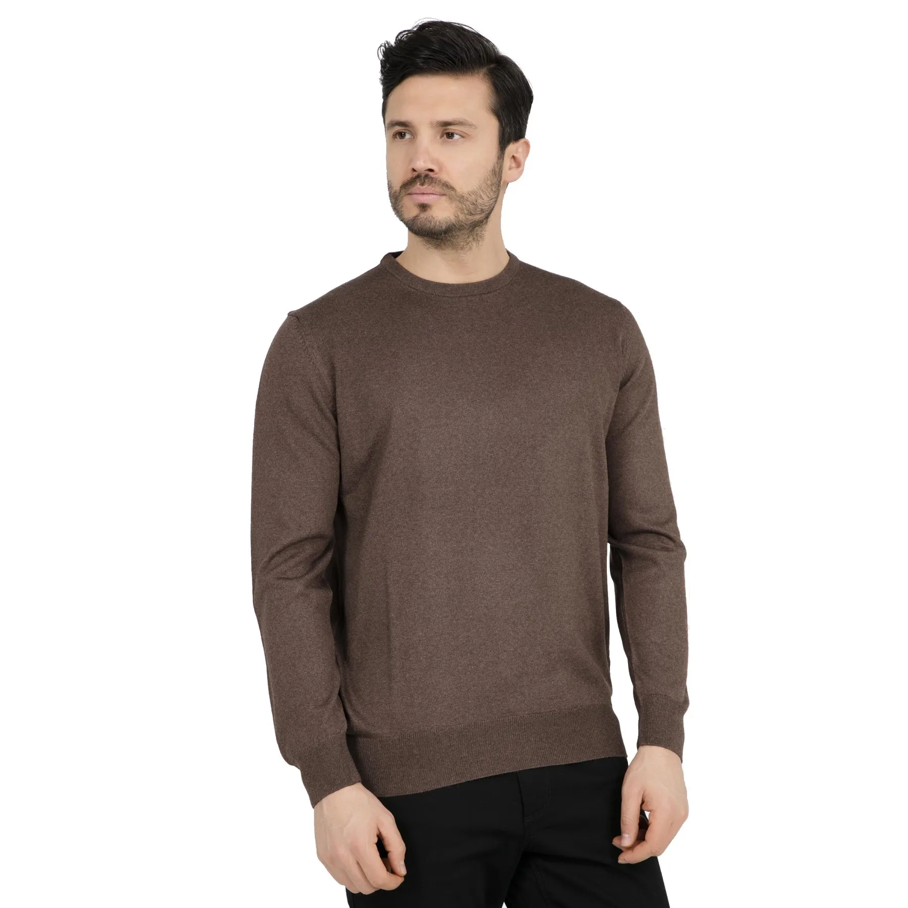 BURATTI женский белый свитер с круглым вырезом для мужчин 2020 Сезон весна осень