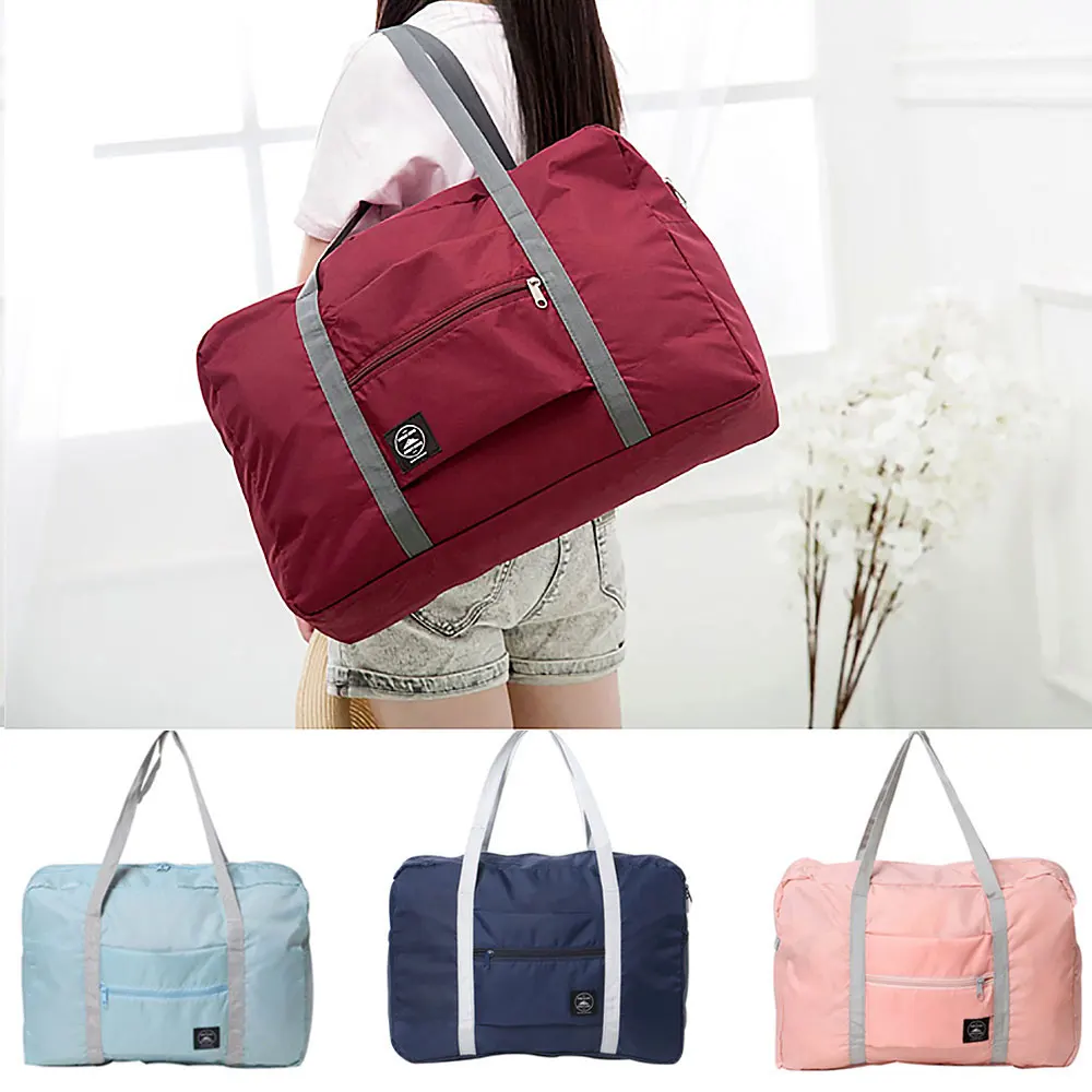 

Women Handbags Luggage Travel Bags Foldable Grocery Organizer Holiday Traveler Accessories Large Duffle Bag Carry-on Tote Men