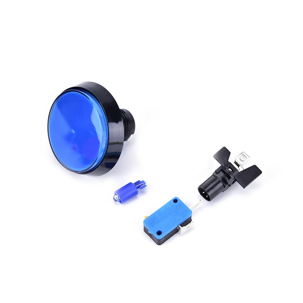 

60MM LED Light Lamp Big Round Arcade Video Game Player Push Button Switch Promotion