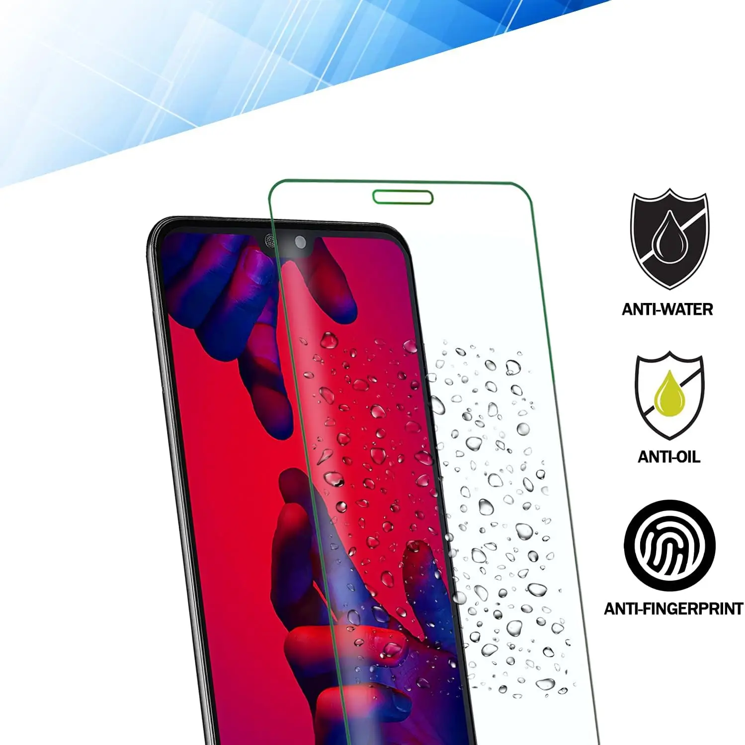 Фото Защитное стекло для экрана HD HuaWei P20 Pro №3