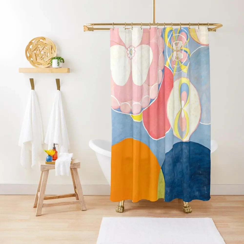 Hilma af Klint The Ten Largest No. 02 Детство группа IV Занавеска для душа Водонепроницаемая