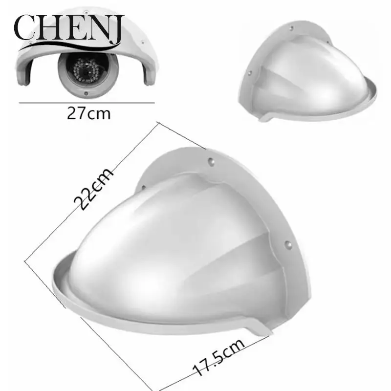 

Rain Sun Shield Weather Cover Anti Glare Side Bracket CCTV Turret Dome Cameras For Hikvision, Panasonic And Other Brands Camera