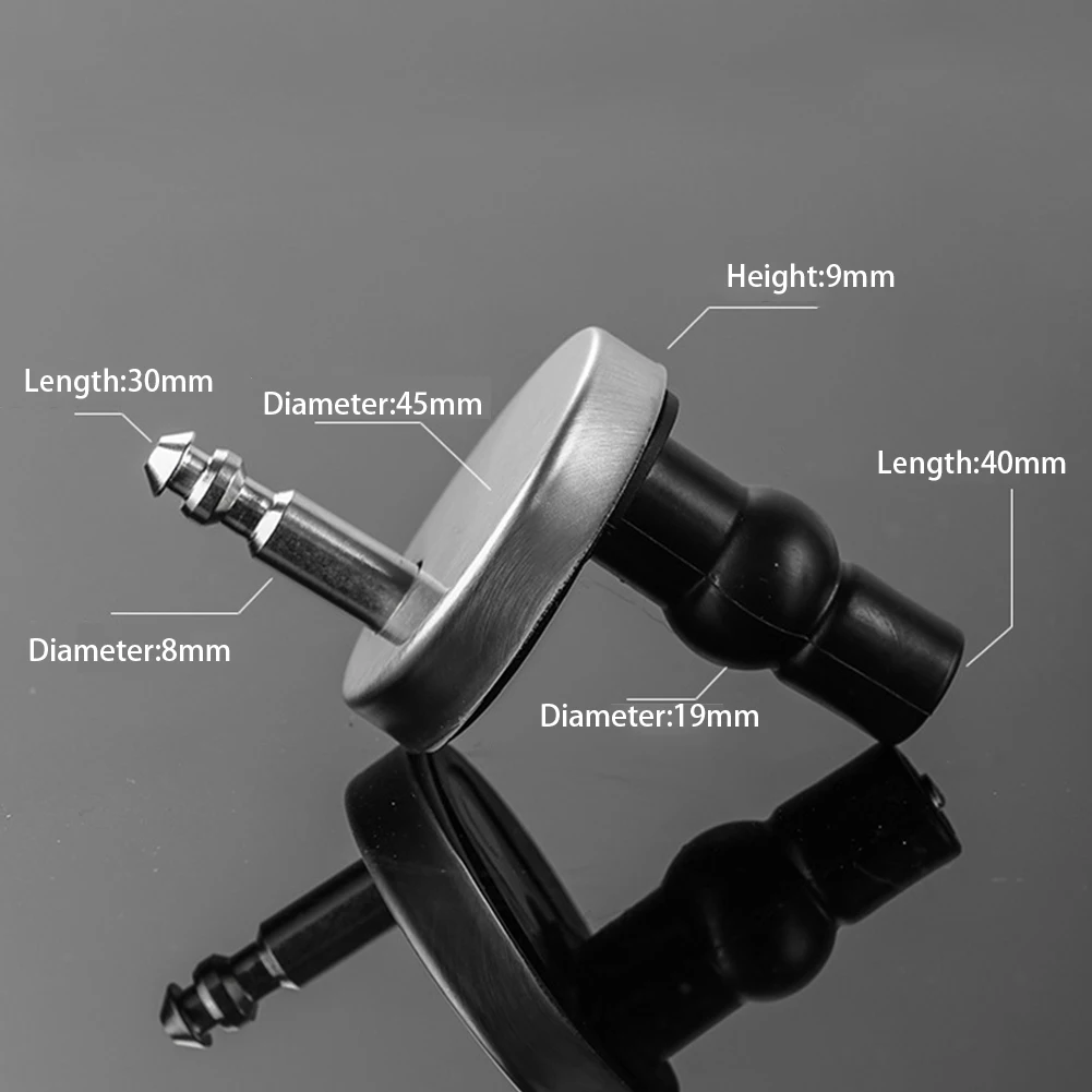 

2x Toilet Seat Top Fix Hinge Stainless Steel Hinges Soft Close Connector Release Quick Fitting Replacement Screw Pin Hardware