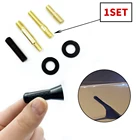 1 шт. антенна для крыши автомобиля усиленный сигнал FMAM углеродное волокно винт Металл 3,5 см короткая мачтовая Автомагнитола Стандартный Стайлинг