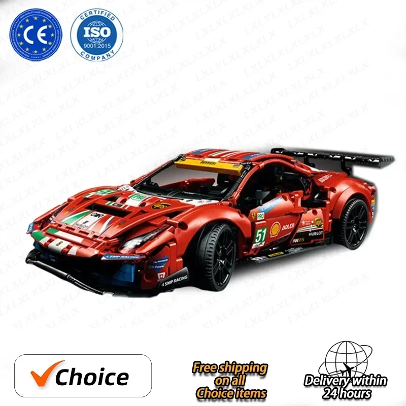 GTE F1 Строительная модель игрушечного автомобиля для детей в возрасте от 14 лет