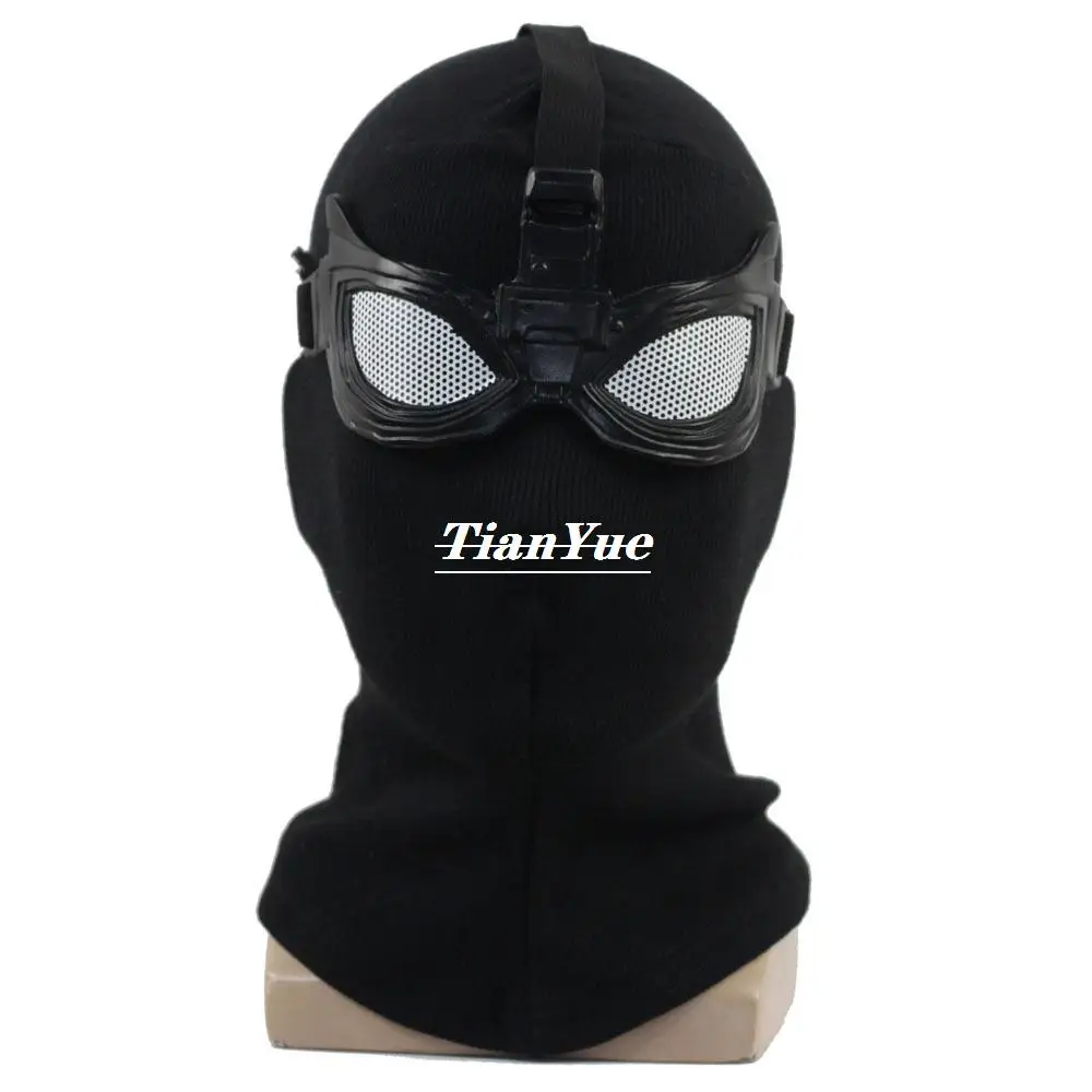 

Black Spiderman stealth suit Cos Clip Mask Halloween Horror Dress Up Show Props