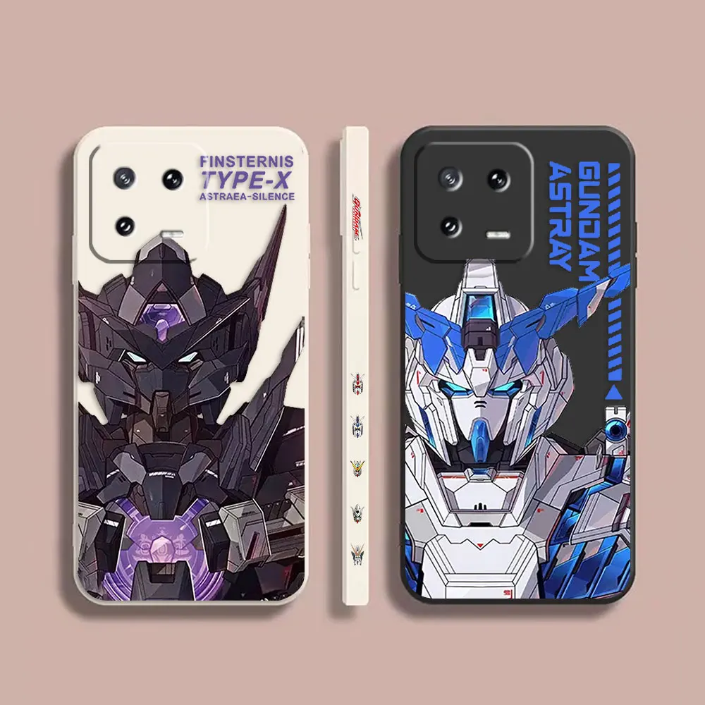 

Case For Xiaomi PCOO F3 M3 X2 X3 6X 8 MIX 2 2S 3 4 3 4 5 GT Pro 4G 5G Simple Liquid Silicone Case Japan Anime Cool G-Gundam