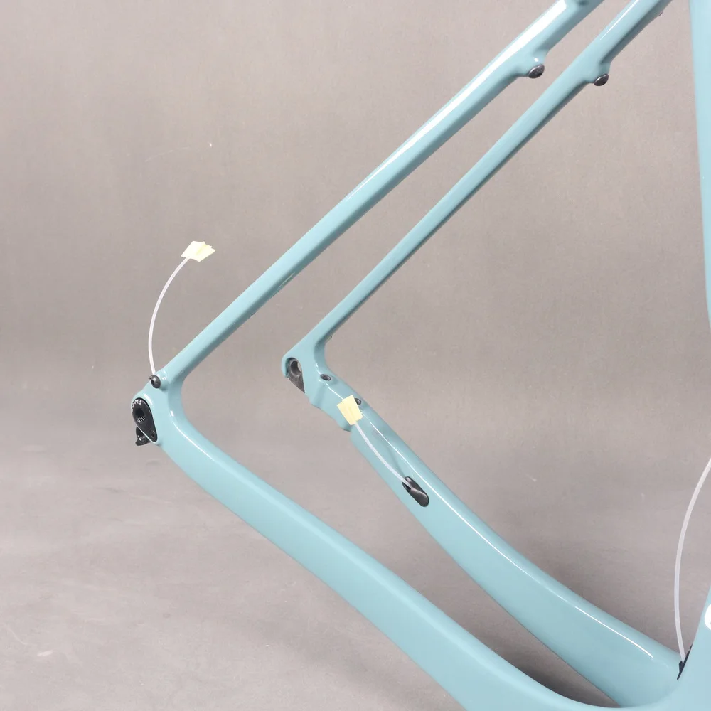 Скрытый Кабель дисковый тормоз гравий велосипедная Рама GR048 Toray T1000 углеродное