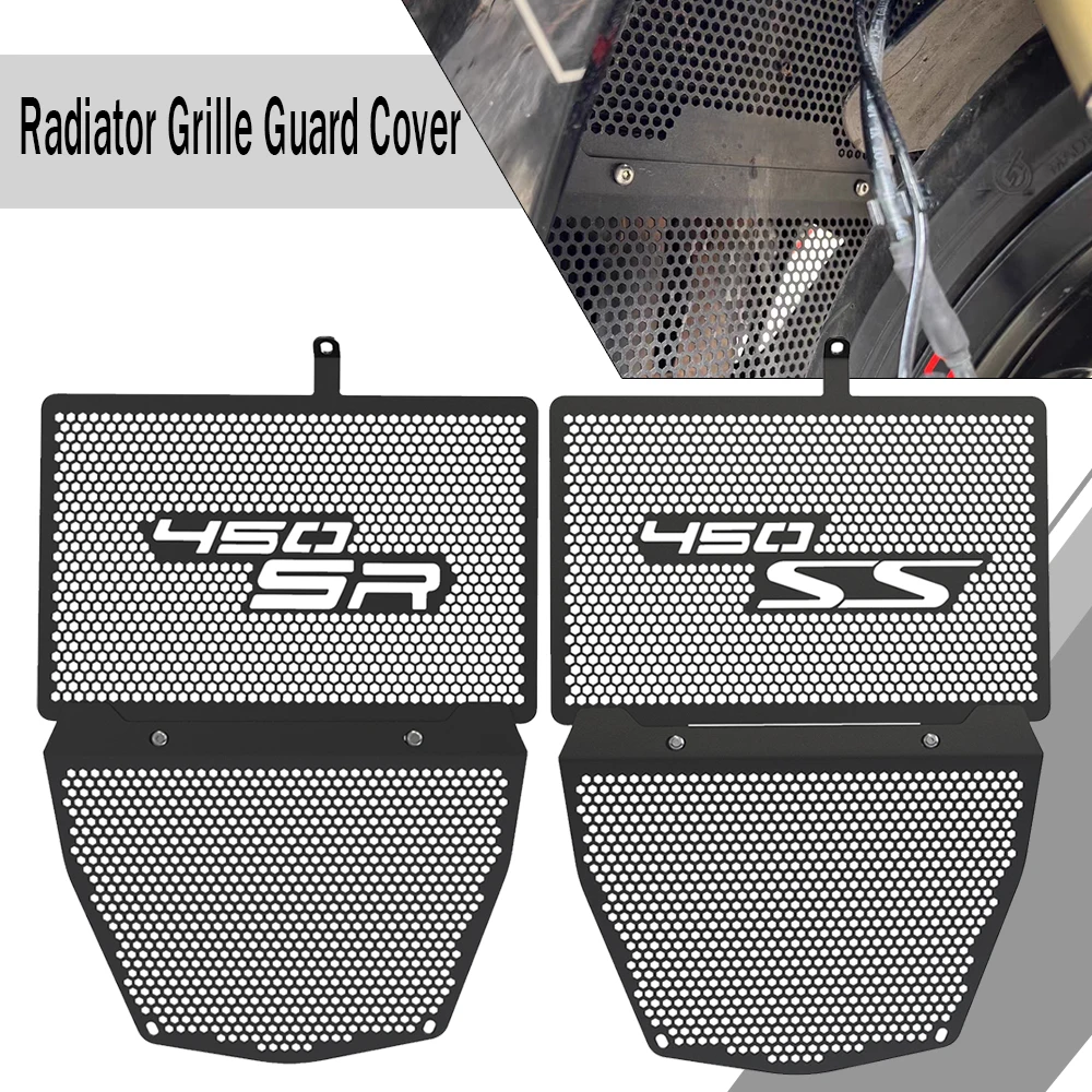 

For CFMOTO CF MOTO 450SR 450SS 450 SS SR 2022 2023 2024 Radiator Grille Guard Protector Oil Cooler Cover Motorcycle Accessories