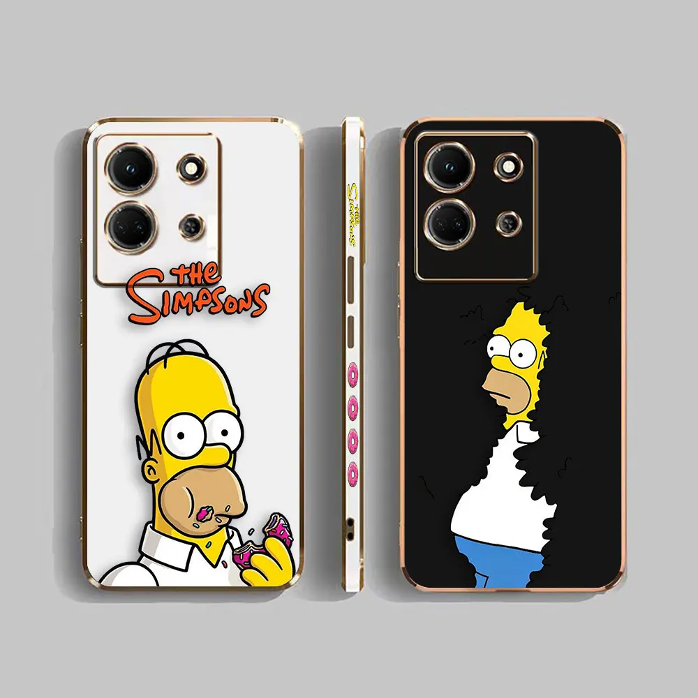 Гладкий Чехол для E-TPU чехол телефона Infinix NOTE 30 12 G96 12I 11 10 10I SMART 5 6 7 8 ZERO 20 5G PRO Funda The Funny