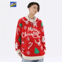 uncledonjm christmas sweater streetwear y2k knit sweater man clothes pullover men designer vintage sweater
