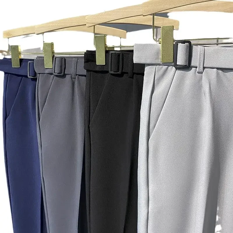 Модные универсальные мужские брюки молодежные элегантные повседневные