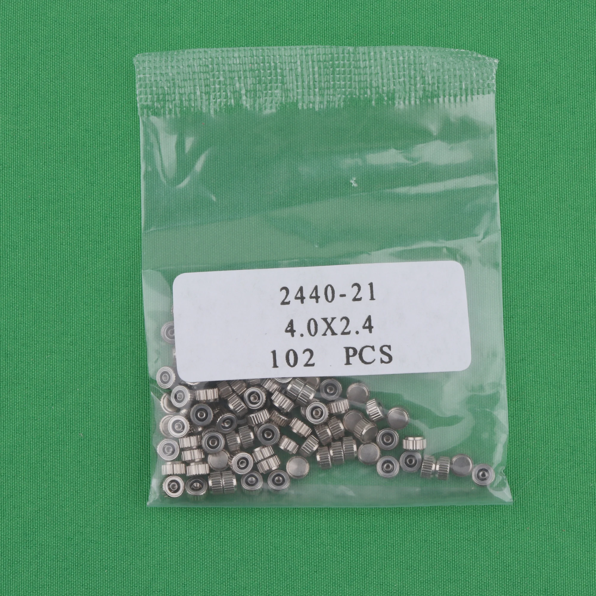 

102PCS Gold Silvery watch crown silvery watch crown 4*2.4mm waterproof Will fade Watch handle