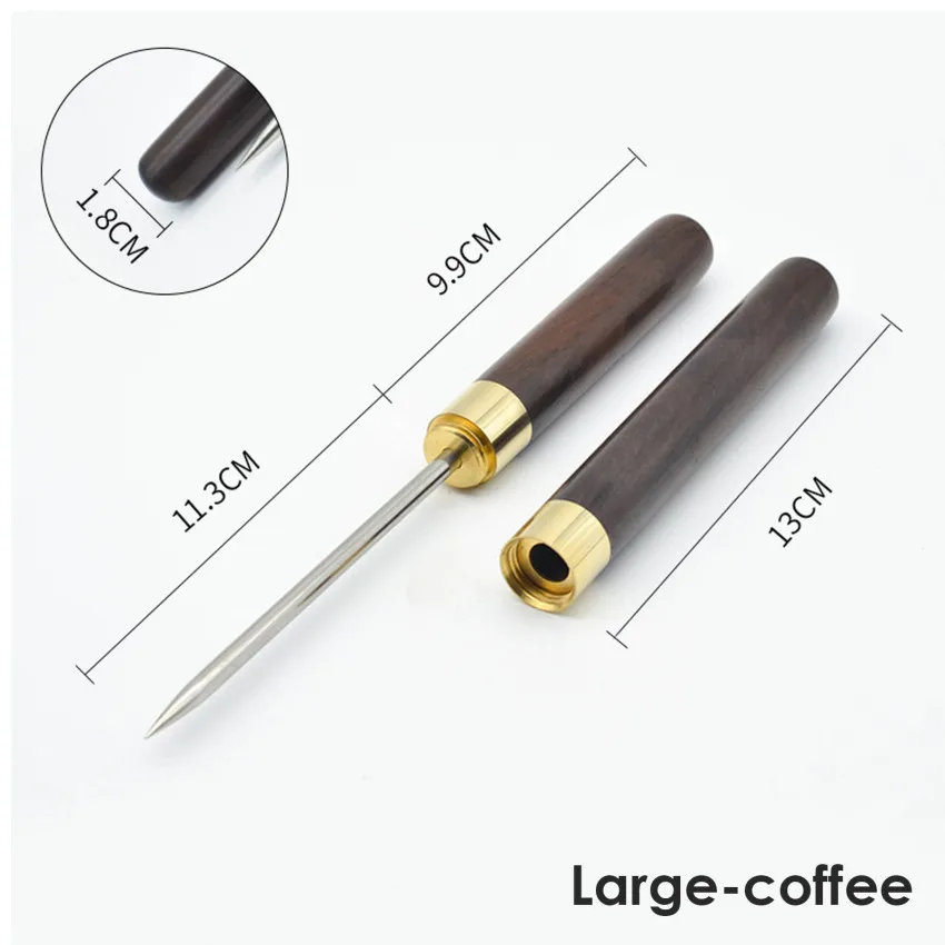 

Stainless Steel Ice Pick with Wooden Handle and Sheath Kitchen Tool