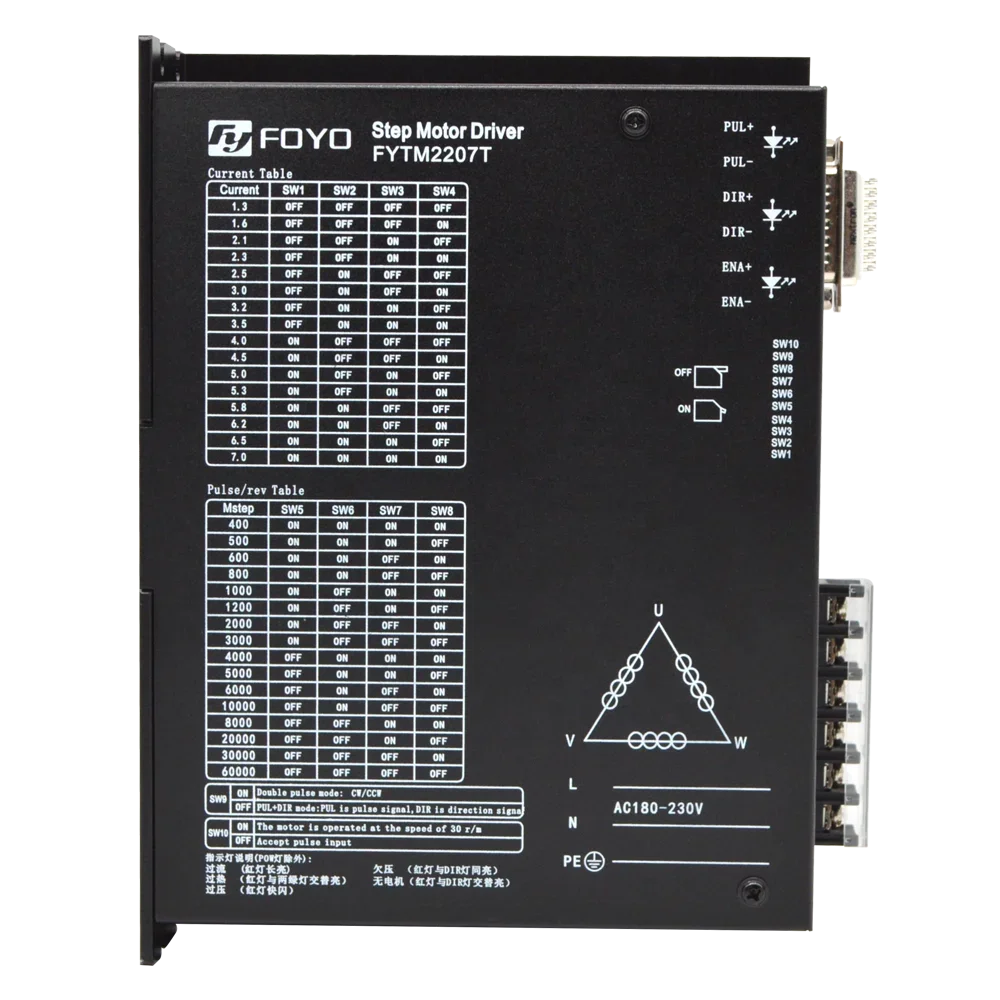3-фазный шаговый двигатель Nema 42 20 Нм длина 219 мм высокий крутящий момент 1 2 градуса