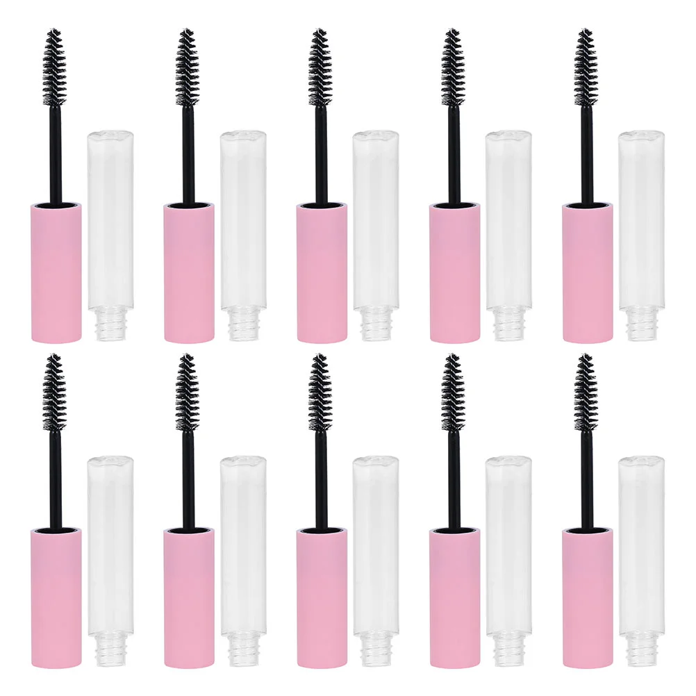 

15pcs Refillable Portable 10ml Lip Gloss Tube Mascara Tube Sample Container Eyeliner Bottle