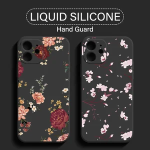 phone case for funda iphone 11 12 13 pro max 13 12 mini x xr xs max 5 6 7 8 plus black back celular carcasa soft silicone cover free global shipping
