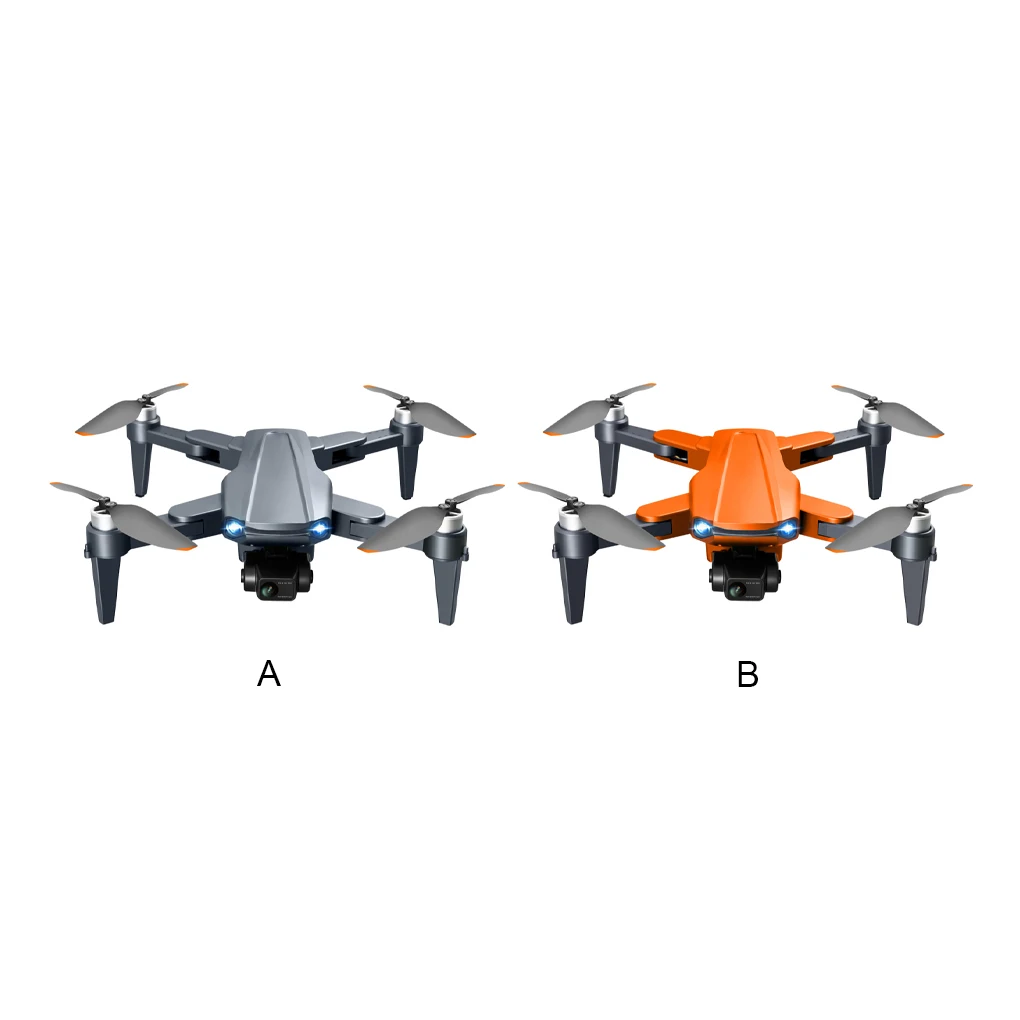 

Plastic Remote Control Quadcopter Portable APP-controlled Auto Return 90 Degree Brushless Camera Drone Aircraft Blue