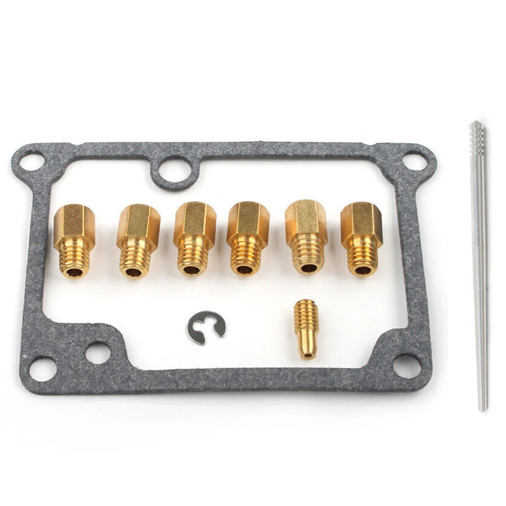 

Brand New Carb Rebuild Kit Carb Spare Sets 1 Set Accessories Brass Full Jet Kit Jets Pilot Needle Motorcycle Parts