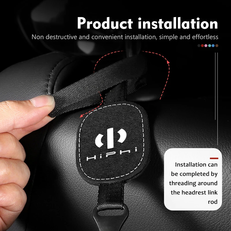 Крючок на заднее сиденье автомобиля меховая кожаная застежка аксессуары для