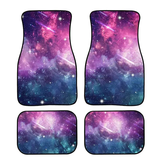 

Aimaao Starry Sky Car Front Floor Mats Set Of 4 Pack Soft Dirty Foot Print Protector Easy Clean Comfortable Fabric Durable