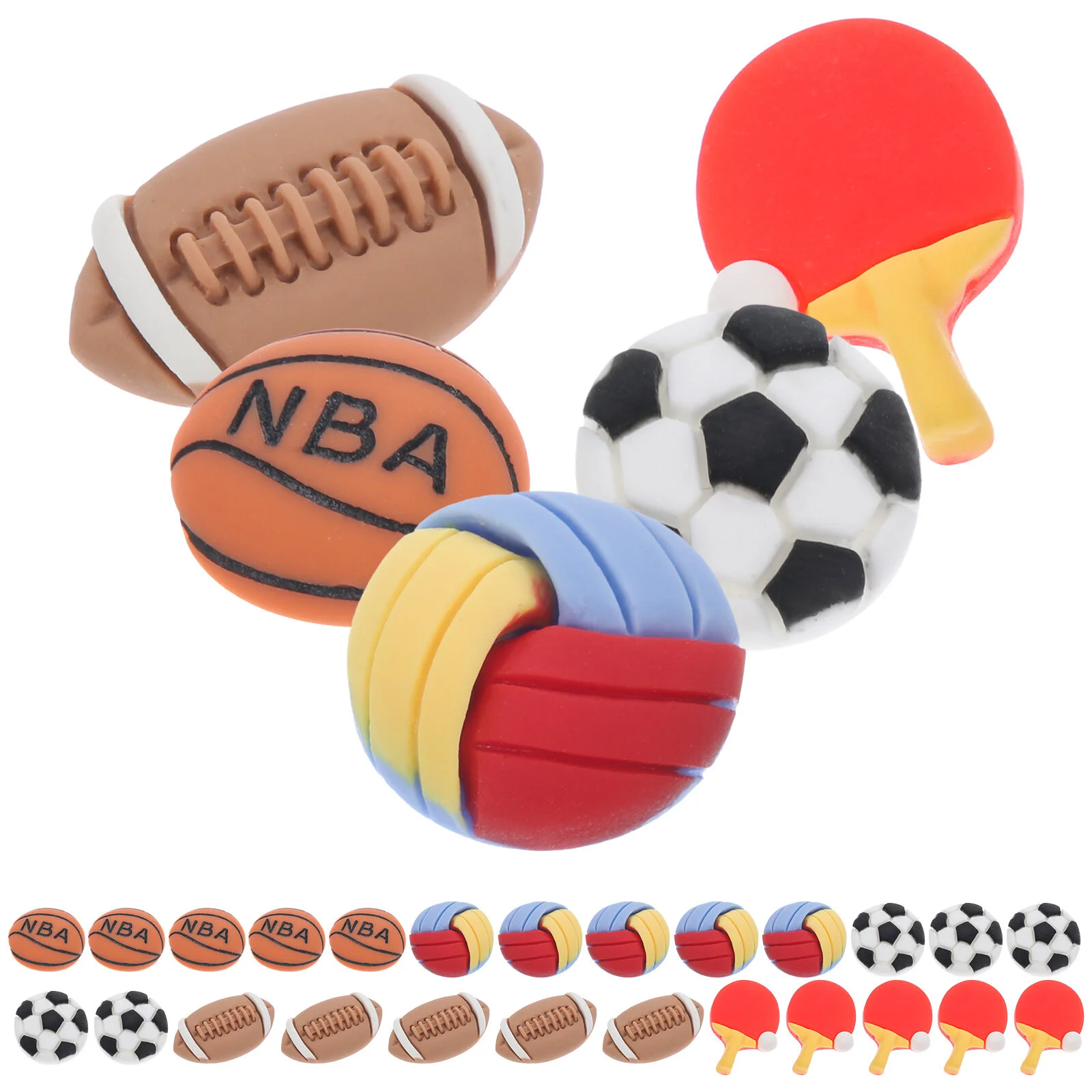 

30 Pcs DIY Glue Accessories Flatback Ball Charm Scrapbooking Craft Mini Hair Clips Phone Case Resin