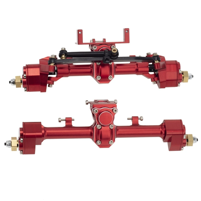 

Metal Complete Front And Rear Portal Axle Set For 1/24 RC Crawler Car Axial SCX24 Gladiator JLU Bronco C10 Deadbolt