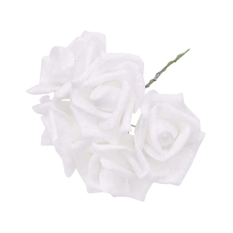 

Искусственные цветы YONGSNOW, 10/20 шт., 5,5 см, розовый, золотой, серебряный, красный