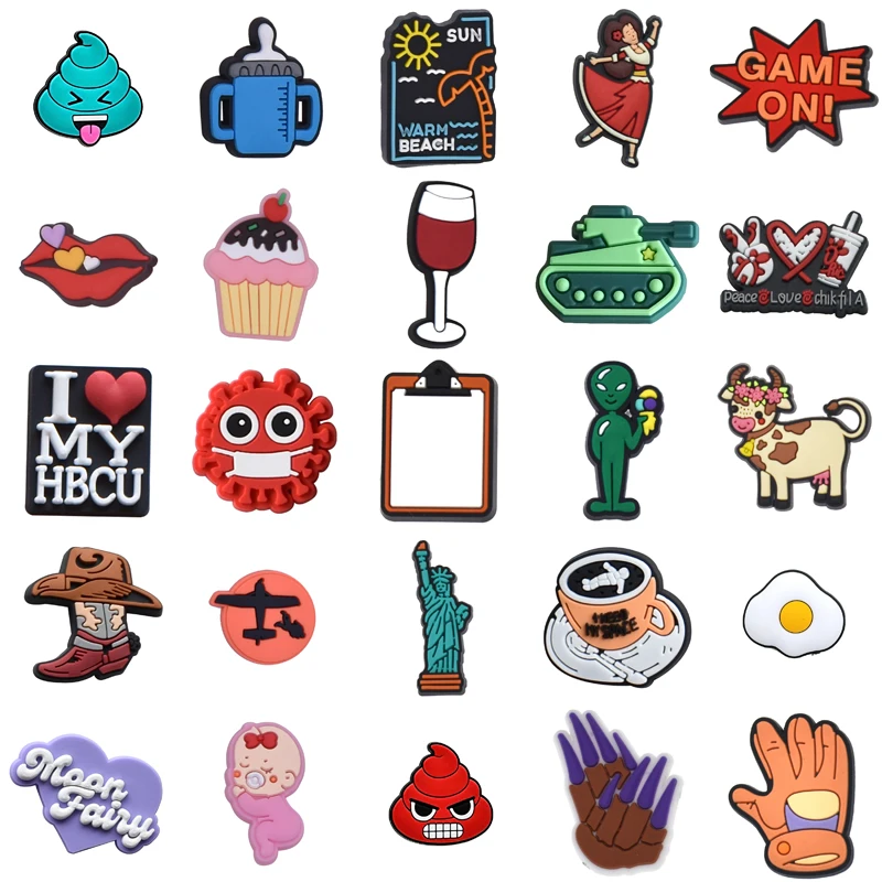 

Para Pins Set Jeans Wholesale Bulk Boy Women Charm Shoes Accessories Shoe Charms Gifts Decorations for Croc Packs Kids Men Girl