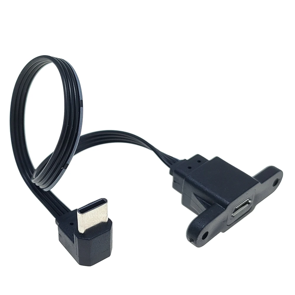 Фото 0,1 м 0,2 м USB 3.1 Type-C штекер к Micro USB 2.0 гнездовой адаптер передачи данных конвертер USB типа C адаптер №1