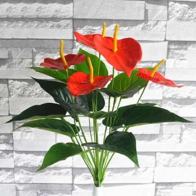 Новинка цветок антуриума искусственное растение для отеля дома офиса сада