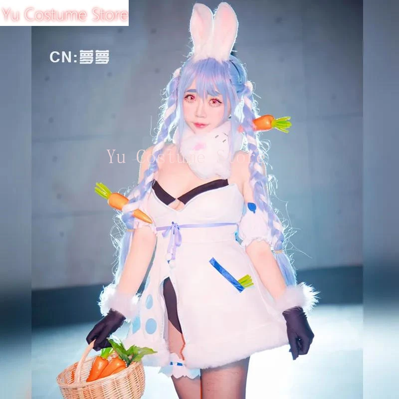 Аниме Vtuber Hololive Usada Pekora Bunny Girl прекрасный игровой костюм униформа косплей Хэллоуин