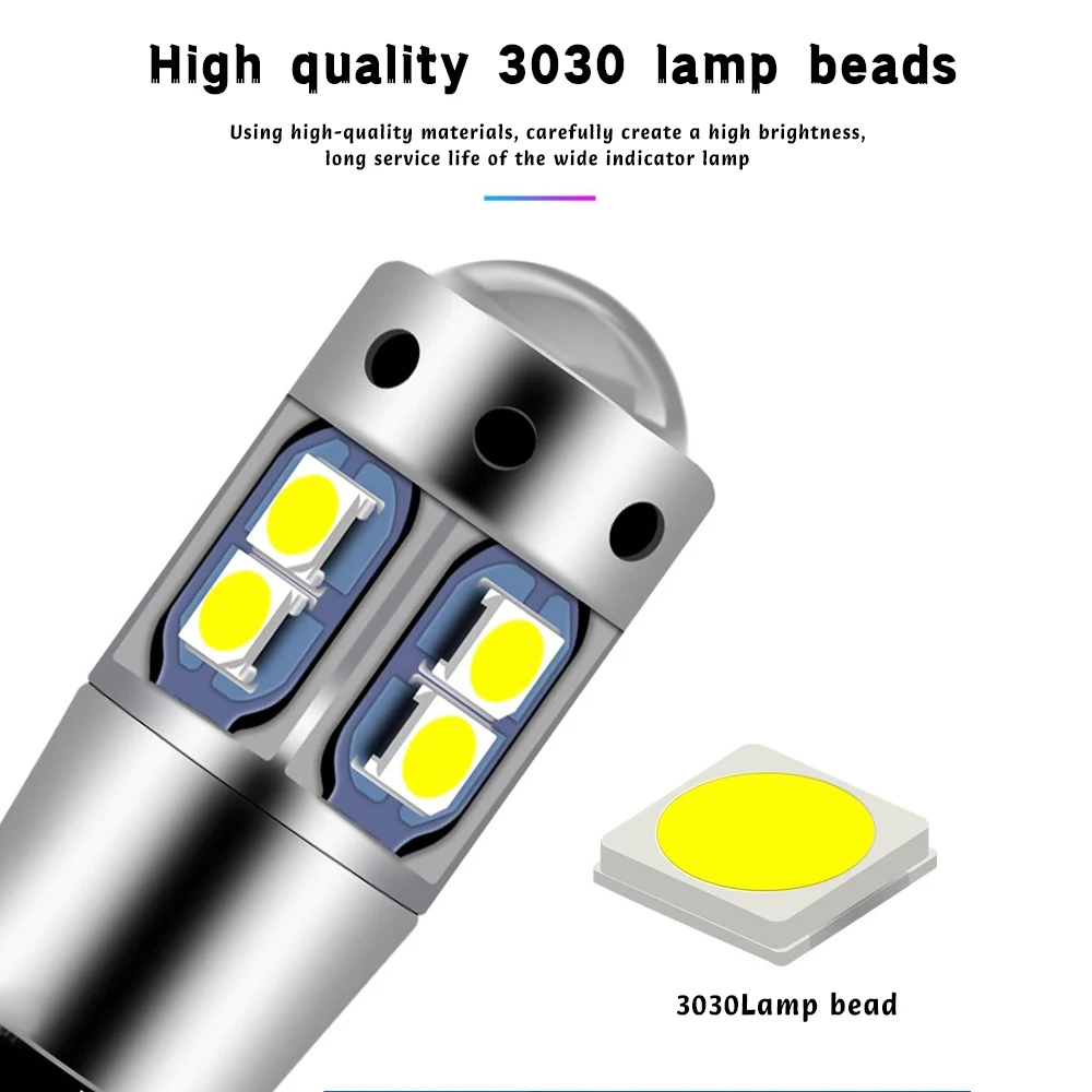 Фото 2 шт. светодиодных габаритных фонарей T10 W5W CANbus для KIA Rio 2 3 4 2000-2019 (2009, 2010, 2011, 2012, 2013, 2014, 2015, 2016, 2017) №5