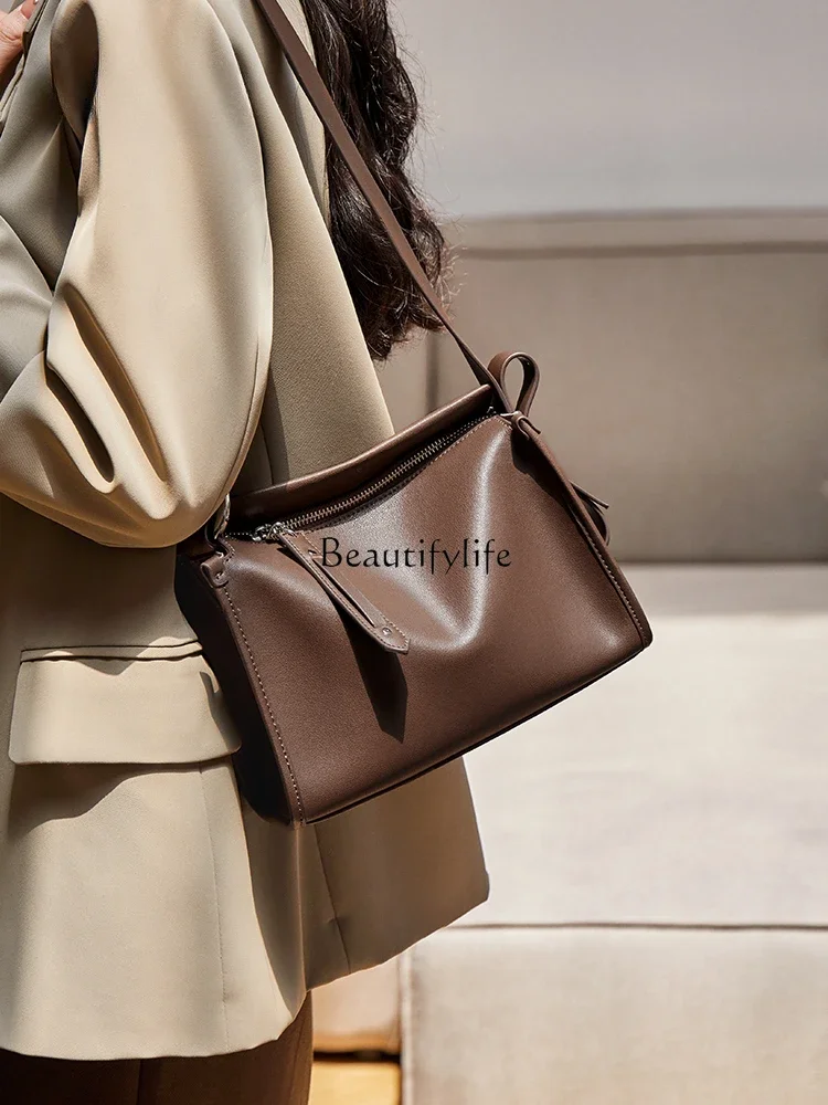 Женская Высококачественная сумка-мессенджер сумка-подушка из натуральной кожи