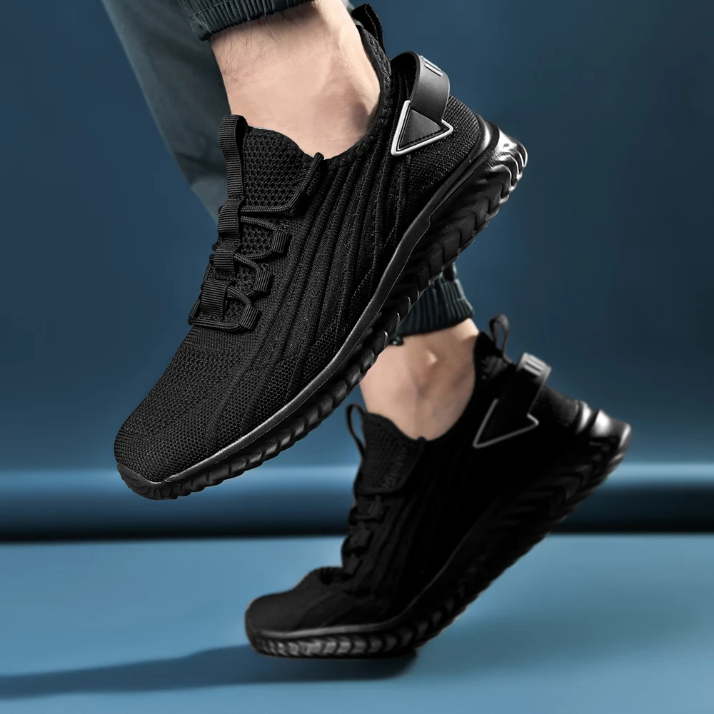 SALUDAS Fashion Men Sneakers Non Slip Shoes Sport Running Athletic Tennis Walking Shoes Breathable Lightweight Casual Sneakers