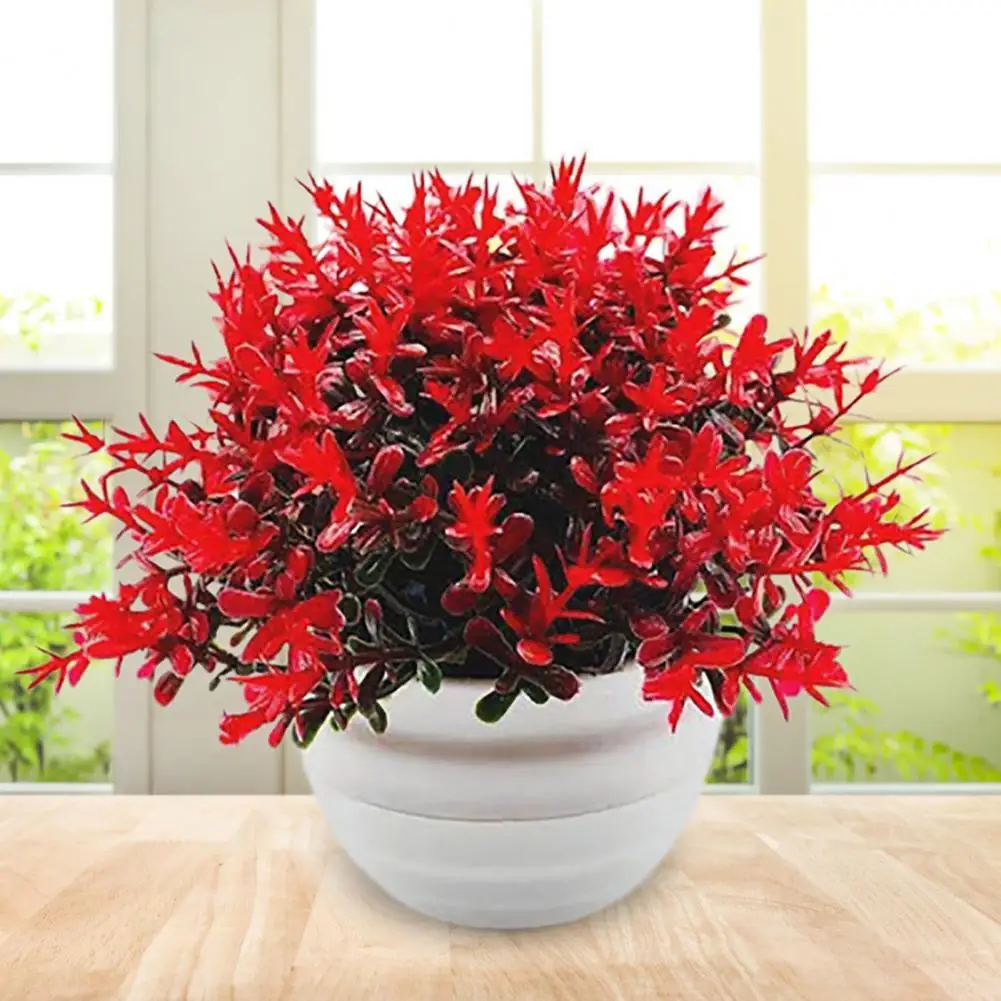 

Fake Grass Plants Eco-Friendly Colorful Landscaping Simulated Grass Pot Artificial Plant Pot Simulation Bonsai 1 Set