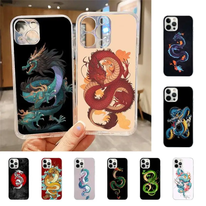 

Fashion Dragon Animal Pattern Phone Case For Iphone 7 8 Plus X Xr Xs 11 12 13 Se2020 Mini Mobile Iphones 14 Pro Max Case