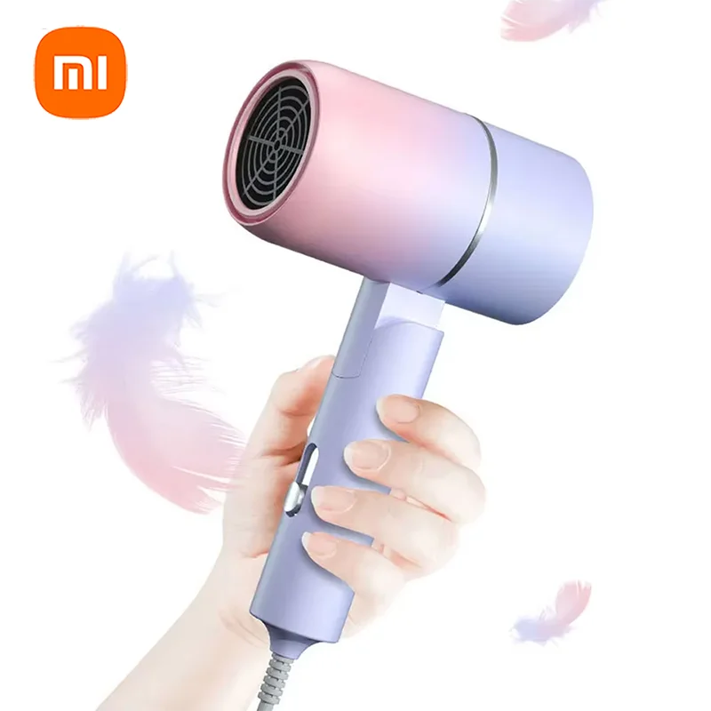Мини-складной фен Xiaomi 750 Вт с сумкой для переноски анионный ухода за волосами