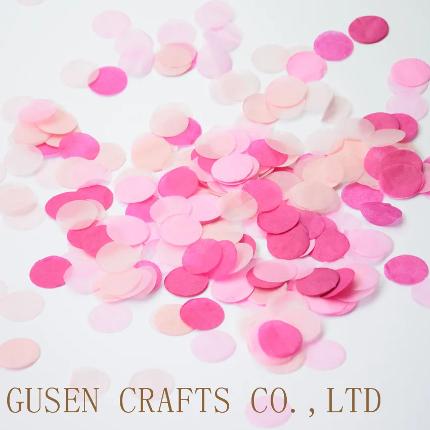 

15g Per Bag Pink rose and peach Tissue /Wedding Confetti/Party/Celebration/Decoration