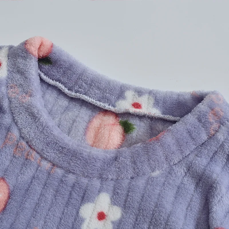 Осенние женские теплые комплекты из 2 предметов утепленный бархатный флисовый