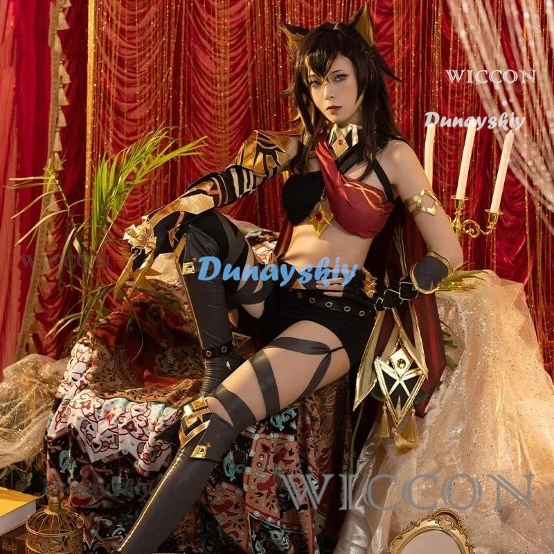 Костюм Dehya для косплея Genshin Impact костюм Рождественский Sumeru размера плюс