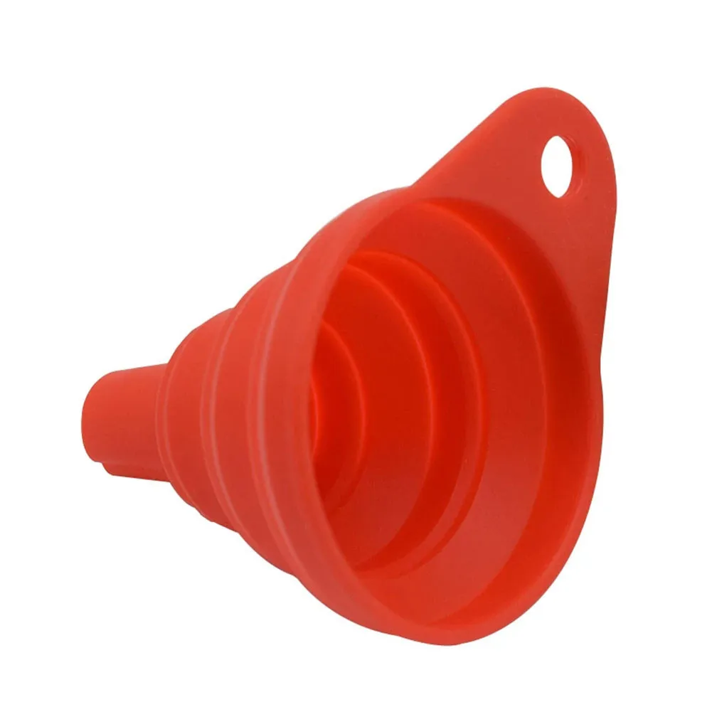 

Car Funnel Collapsible Silicone Engine Funnel Gasoline Oil Fuel Petrol Diesel Liquid Supply Moto Car Auto Convenient Carrying